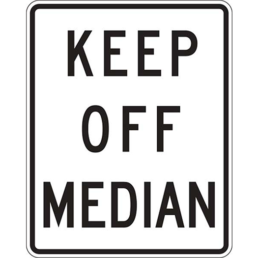 keep off median