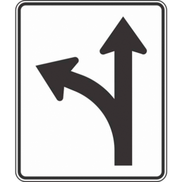 optional movement left sign