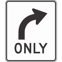 mandatory movement right sign