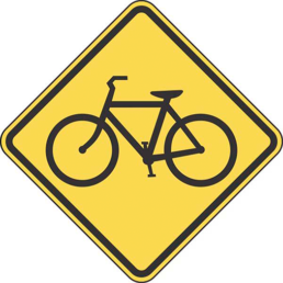 Bicycle crossing symbol