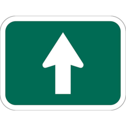 Bicycle up arrow sign