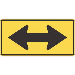 Double arrow sign