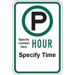 Specify hour and times sign