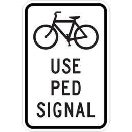 Use ped signal sign