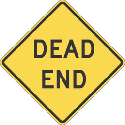 Dead end sign