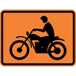 Motorcycle symbol sign