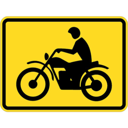 Motorcycle symbol sign