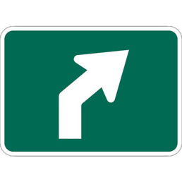 45 degree up right arrow sign