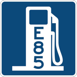 Alt fuel ethanol sign