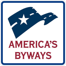 Americas scenic byways sign