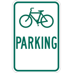 Bicycle parking sign