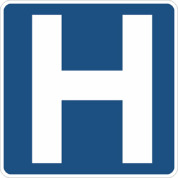 Hospital sign