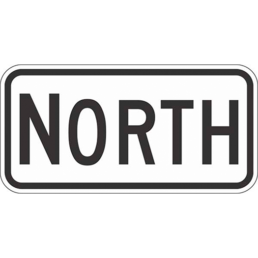 North sign