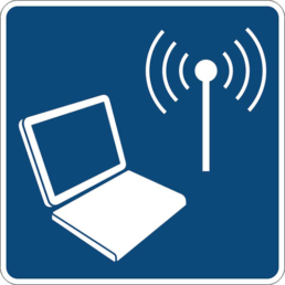 WIRELESS INTERNET SYMBOL