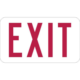 EXIT sign