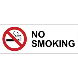 NO SMOKING DECAL