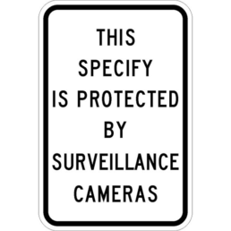 SURVEILLANCE CAMERAS sign