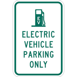 Electric Vehicle Parking Only Sign