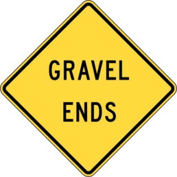 Gravel Ends sign
