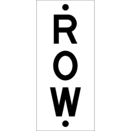 Row sign