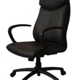 Delta Conference Chair Black Arms & Base