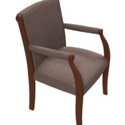 Richmond Guest Chair, Open Arms Non-Tuft