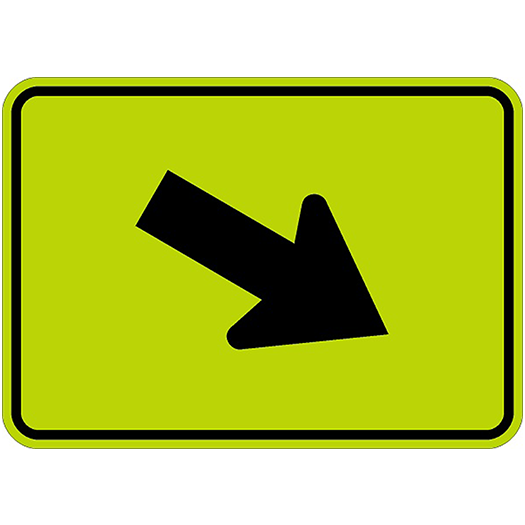 DIAGONAL DOWNWARD ARROW RIGHT 21X15