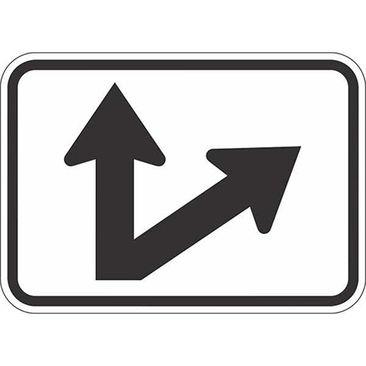 DIRECT ARROW 45 DEG BENT RIGHT
