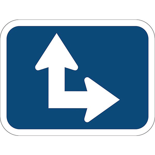 Direct-90-degree-bent-right-arrow-blue-sign