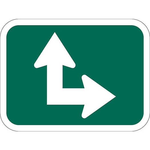 Direct-90-degree-bent-right-arrow-green-sign