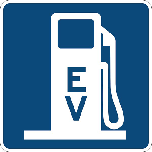 ELECTRIC VEHICLE CHARGING SYMBOL