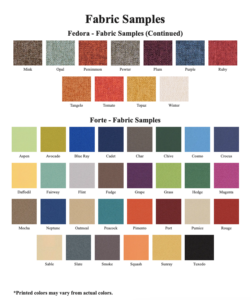 Fabric samples