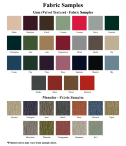 Fabric samples