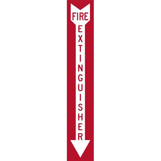 FIRE EXTINGUISHER IN ARROW DOWN 4X24