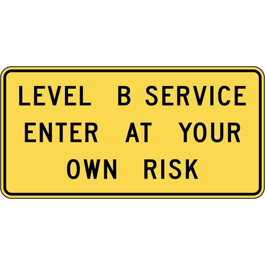 LEVEL B SERVICE ENTER AT YOUR 36X18