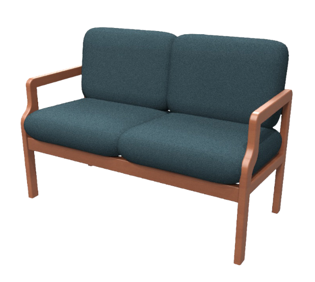Nephi Love Seat 4-Leg S-Arms