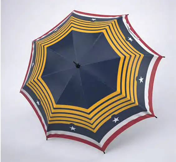 Umbrella with new Utah state flag colors