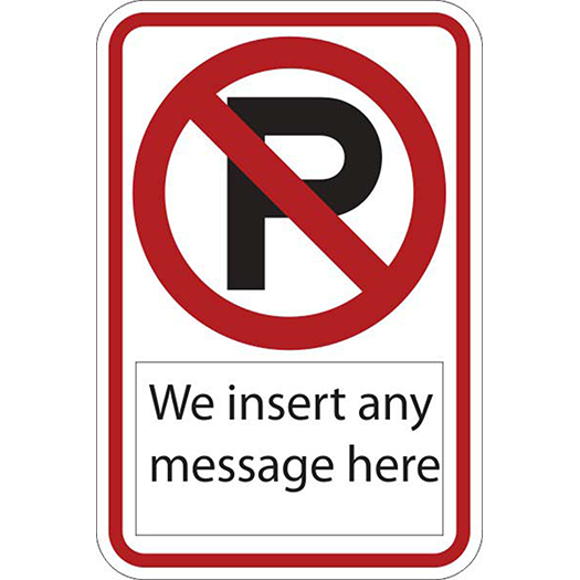 NO PARKING SYMBOL ( )