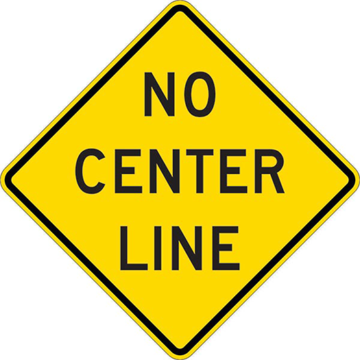 NO CENTER LINE