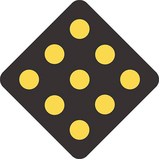 OM1-2: OBJECT MRK TYPE 1 – C/O CIRCLE 18X18