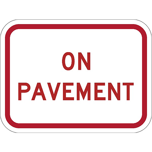 ON PAVEMENT 12X9