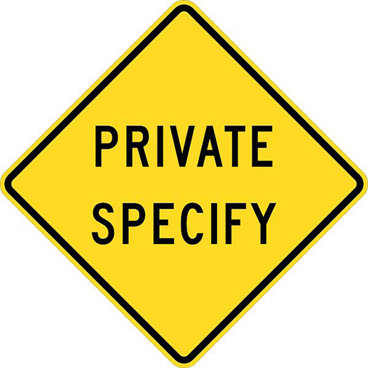 PRIVATE [SPECIFY TEXT] 30X30
