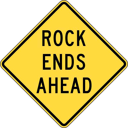 ROCK ENDS (#FT,#MILES,AHEAD) 30X30