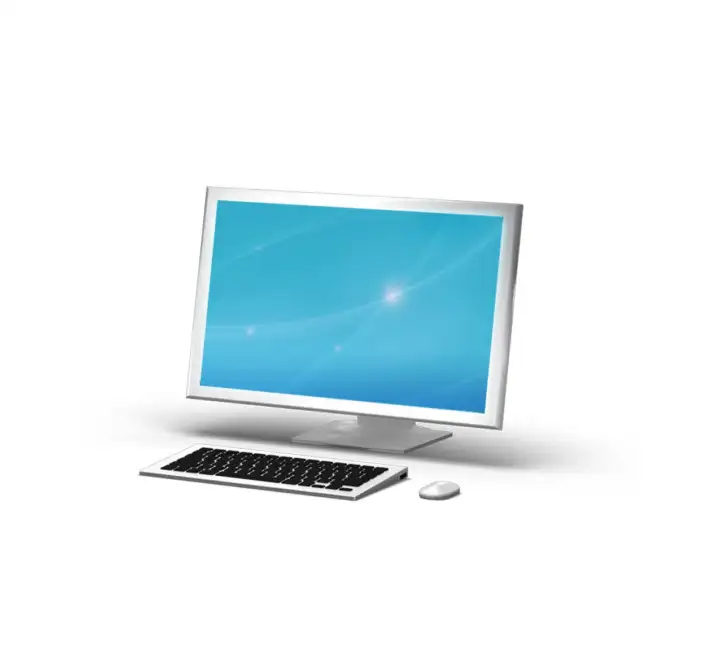 Micrographics monitor and keyboard