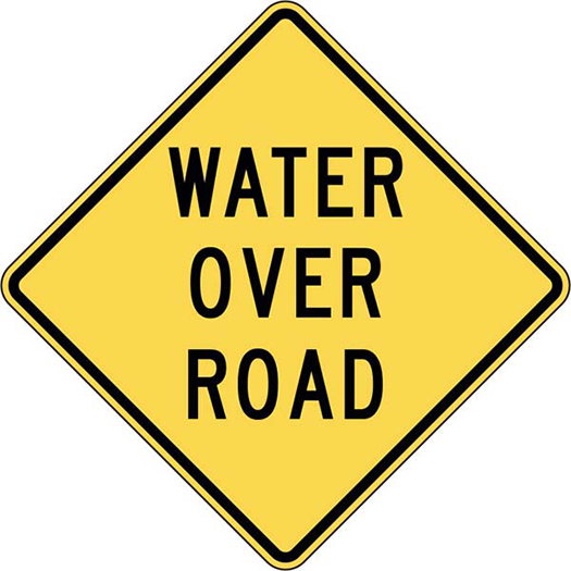 WATER OVER ROAD