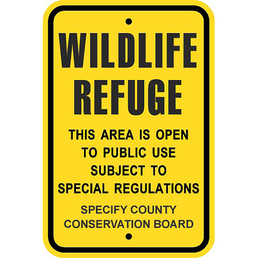 WILDLIFE REFUGE ( ) 12X18